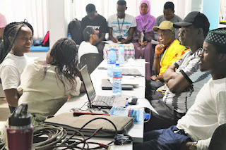 Facilitators and students during SmartGirlz in ICT 2023 HCD training